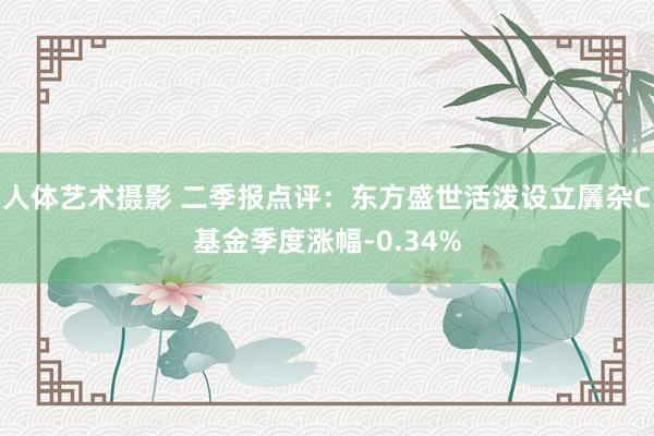 人体艺术摄影 二季报点评：东方盛世活泼设立羼杂C基金季度涨幅-0.34%