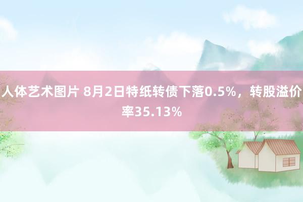 人体艺术图片 8月2日特纸转债下落0.5%，转股溢价率35.13%