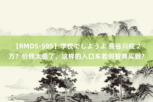 【RMDS-595】学校でしようよ 長谷川綾 2万？价钱太低了，这样的入口车若何智商买到？