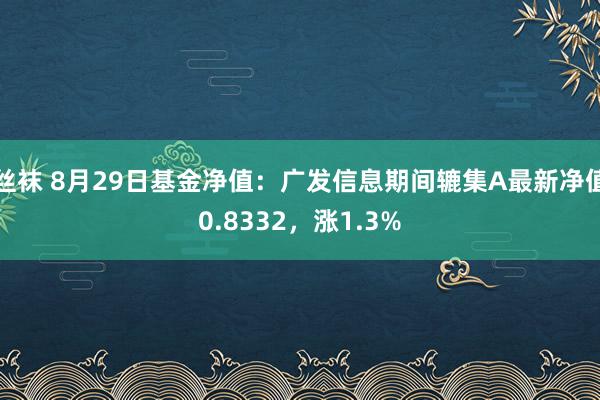   丝袜 8月29日基金净值：广发信息期间辘集A最新净值0.8332，涨1.3%