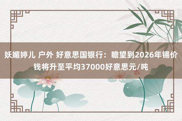   妖媚婷儿 户外 好意思国银行：瞻望到2026年锡价钱将升至平均37000好意思元/吨